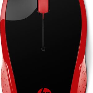 Rato Ótico 200 Wireless 1000DPI (Vermelho) - HP