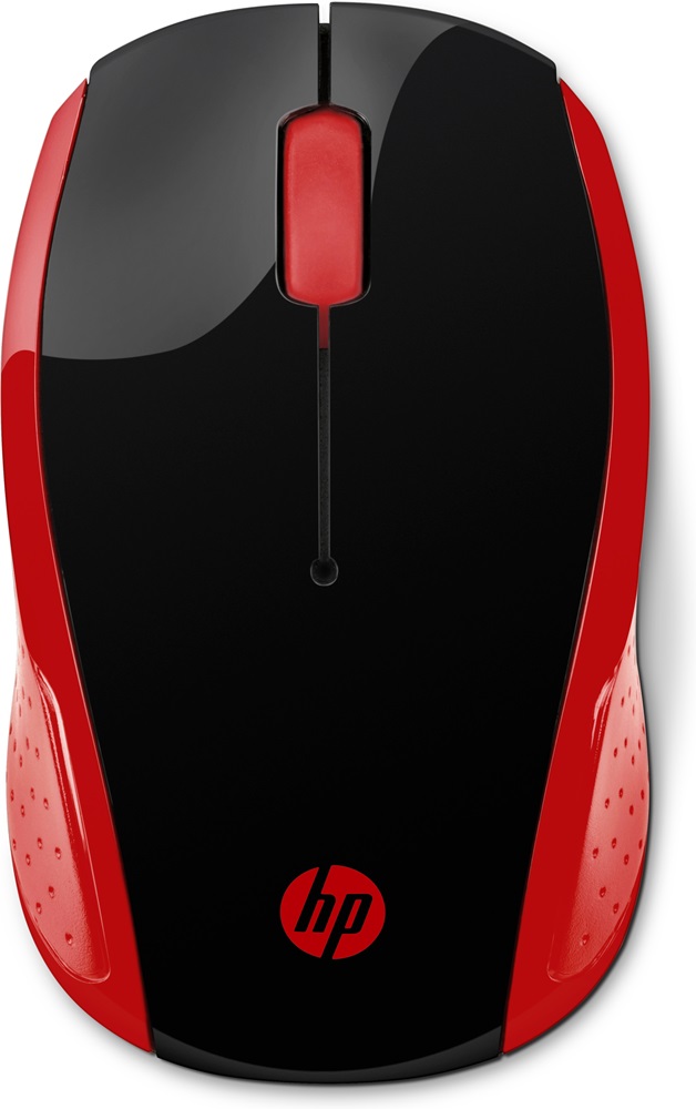 Rato Ótico 200 Wireless 1000DPI (Vermelho) - HP