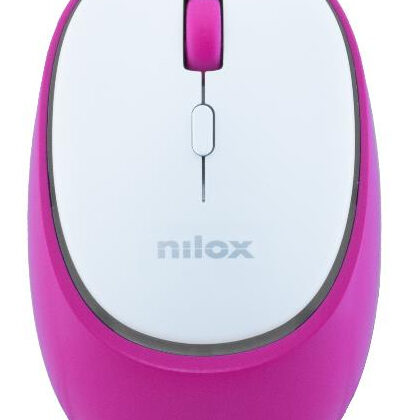 Rato Nilox Dual-Wireless Recarregável Rosa