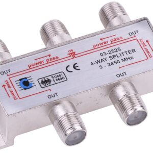 Spliter Repartidor 4 Vias 5-2450Mhz