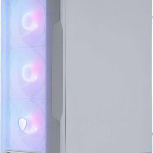 Caixa Micro-ATX MAG Forge M100R ARGB Tempered Glass (Branco) - MSI