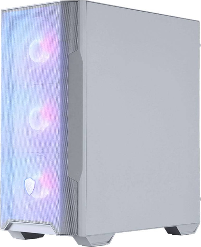 Caixa Micro-ATX MAG Forge M100R ARGB Tempered Glass (Branco) - MSI