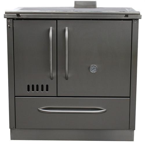 Fogão a Lenha 13,4KW Aquila Inox - ALPIS