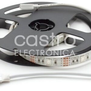Fita LEDs SMD5050 RGB 5V IP65 (30cm)