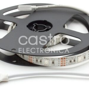 Fita LEDs SMD5050 RGB 5V IP65 (50cm)