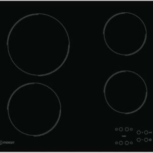 Placa Vitrocerâmica RI161C 4 Zonas 9 N. (60cm) - INDESIT