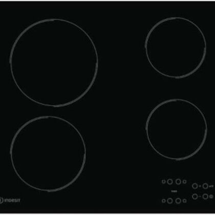 Placa Vitrocerâmica RI161C 4 Zonas 9 N. (60cm) - INDESIT