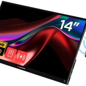 Monitor Portátil Touch LED 14 PMT-14 Full HD 16:9 c/ PowerBank 5000mAh (Preto) - VERBATIM