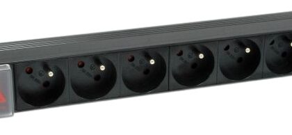 Extensão Octupla PDU p/ Rack 19 c/ Interruptor (1,8 mts) - EQUIP
