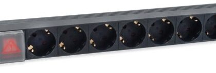 Extensão Octupla PDU p/ Rack 19 c/ Interruptor (1,8 mts) - EQUIP