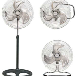 Ventoinha Industrial de Pé (3-EM-1) 3 Velocidades 70W (Ø50cm) - NIAROS