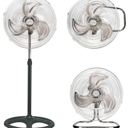 Ventoinha Industrial de Pé (3-EM-1) 3 Velocidades 70W (Ø50cm) - NIAROS
