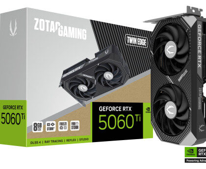 Placa Gráfica Zotac RTX 5060 TI 8GB Twin Edge GDDR7