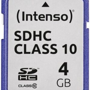 Cart?o de Mem?ria 4GB SDHC Class 10 - INTENSO