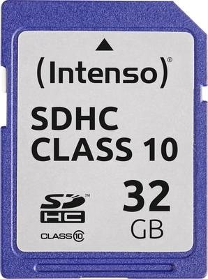 Cartão de Memória 32GB SDHC Class 10 - INTENSO