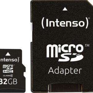 Cart?o de Mem?ria 32GB microSDHC Class 10 + Adaptador - INTENSO