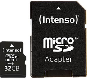 Cart?o de Mem?ria 32GB UHS-I Performance + Adaptador - INTENSO
