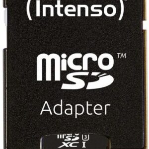 Cartão de Memória 64GB UHS-I Professional + Adaptador - INTENSO