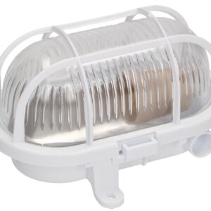 Armadura Oval Olho de Boi E27 220V IP44 Branco - GSC