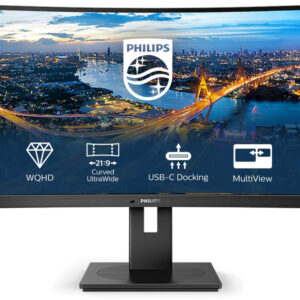 Monitor 34 B Line 346B1C/00 Quad HD LCD (Preto) - PHILIPS