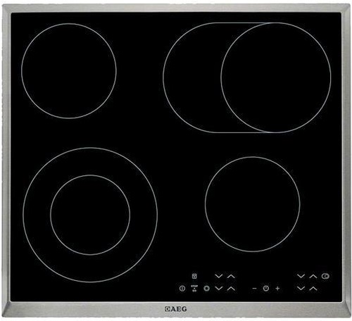 Placa Vitrocerâmica HK634060XB 4 Zonas (Inox) - AEG