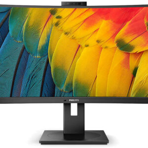 Monitor Curvo 5000 Series LCD 34 34B1U5600CH/00 Wide Quad HD (Preto) - PHILIPS