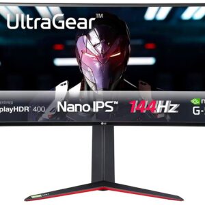 Monitor Curvo UltraGear LED 34 34GN850P-B Nano IPS Wide Quad HD 160Hz FreeSync / G-SYNC - LG