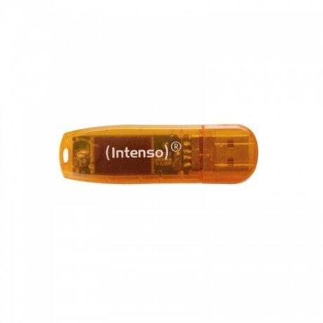 Pen Drive USB2.0 64GB Rainbow (Laranja) - INTENSO