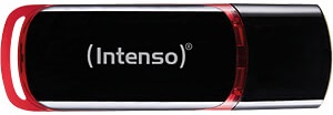 Pen Drive USB 2.0 Business Line Stick 8GB (Preto/Vermelho) - INTENSO