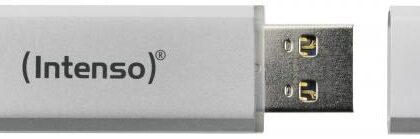 Pen Drive USB 2.0 4GB (Prateado) - INTENSO