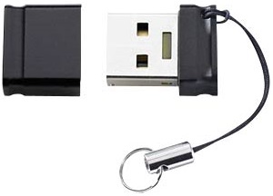 Pen Drive USB 3.2 Slim Line 16GB (Preto) - INTENSO