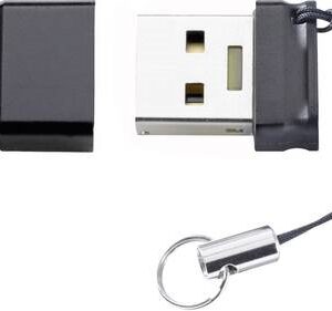 Pen Drive USB 3.2 Slim Line 64GB (Preto) - INTENSO