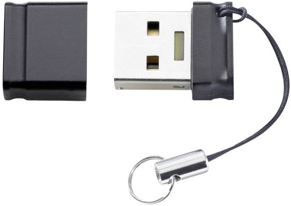 Pen Drive USB 3.2 Slim Line 128GB (Preto) - INTENSO