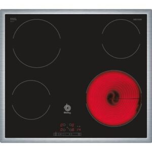 Placa Vitrocer?mica 3EB720XR 4 Zonas 60cm (Inox) - BALAY