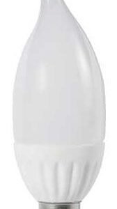 Lampada LED Opalina 220V E14 6W Branco F. 6000K 510Lm
