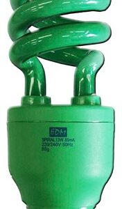 Lampada Economizadora E27 15W 230V Verde - EDM