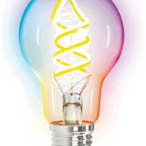 Lâmpada LED Filamento Smart Wi-Fi/Bluetooth E27 A60 220V 5W RGB + 2700K 420Lm