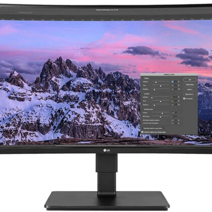 Monitor Curvo 35 35BN77CP-B.AEU Quad HD LED (Preto) - LG