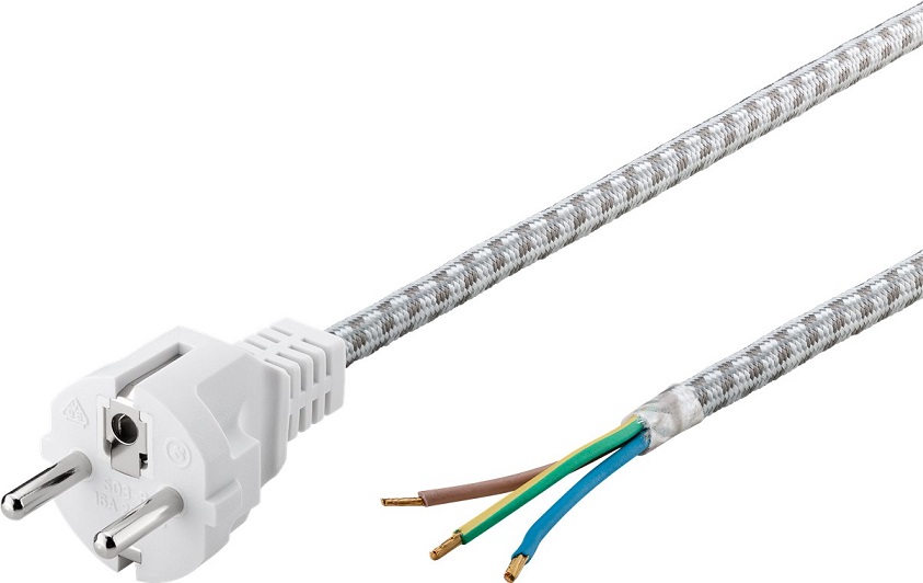 Cabo de Alimentação (0,75mm²) p/ Ferros de Engomar - 3 mts