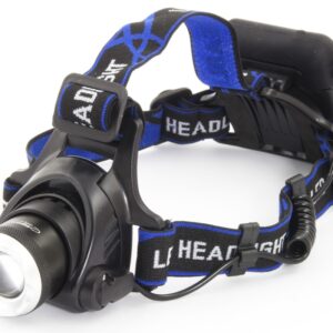 Lanterna de Cabeça 1 SUPER LED T6 5W 600Lm ZOOM - ESPERANZA
