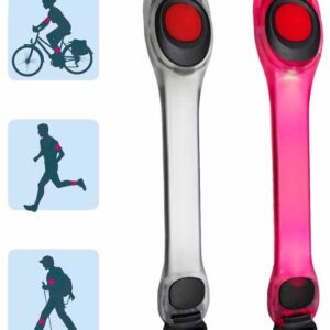 Luz/Lanterna de Sinalização para Braço/Perna/Bicicleta (2 Posições de Luz)