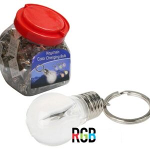 Lanterna Luz Presença 1 LED Porta-Chaves c/ Interruptor (Pilhas Incluidas)