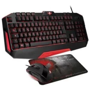 Pack Rato PRO-M3 + Teclado PRO-K3 + Tapete Skull - SPIRIT OF GAMER