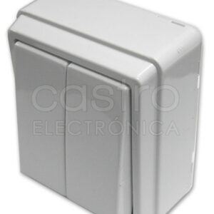 Comutador de Escada Duplo 10A 250V Série 3700 (Branco) - EFAPEL