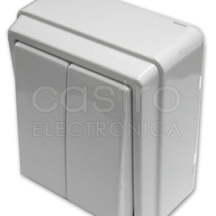 Comutador de Escada Duplo 10A 250V Série 3700 (Branco) - EFAPEL