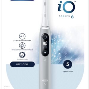 Escova de Dentes Elétrica iO Serie 6 Travel Case Opala (Cinza) - ORAL-B