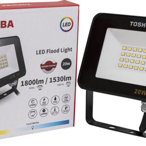 Projector LED 220VAC 20W Branco F. 6000K 1800Lm IP65 - TOSHIBA