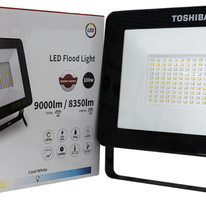 Projector LED 220VAC 100W Branco F. 6000K 9000Lm IP65 - TOSHIBA