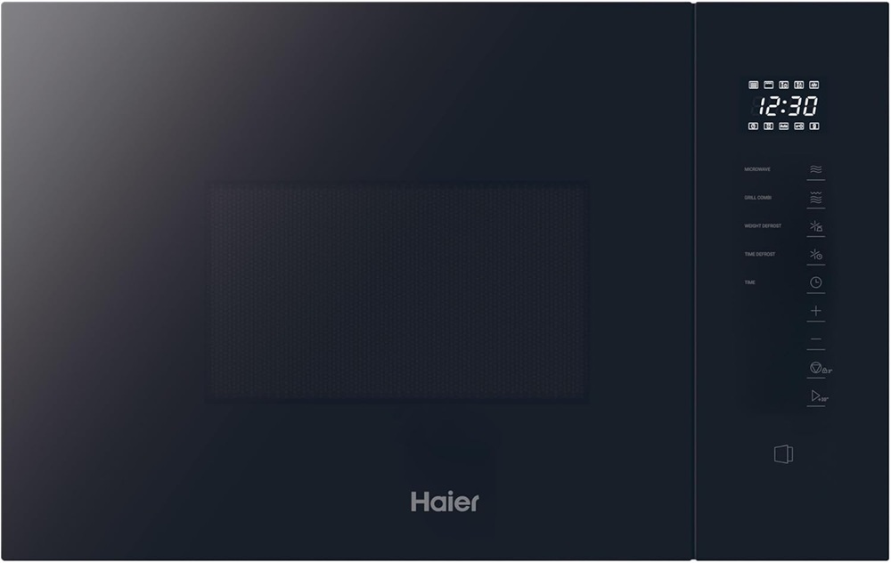 Microondas de Encastre 20L 900W c/ Grill (Cinzento) - HAIER