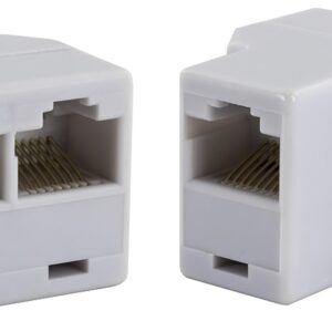 Derivador de Rede RJ45 Duplo (1 Femea - 2 Femeas)